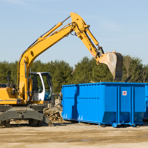 can i pay for a residential dumpster rental online in Amma